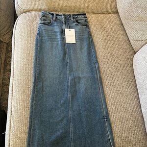 Vici Light Blue Denim Skirt